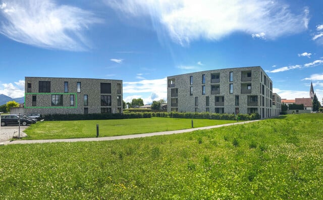 Schöne 3-Zi-Terrassenwohnung mit Blick ins Grüne!