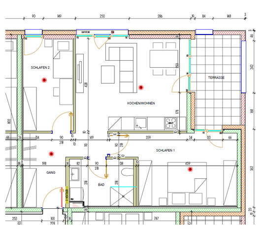 Schöne 3-Zi-Terrassenwohnung mit Blick ins Grüne!