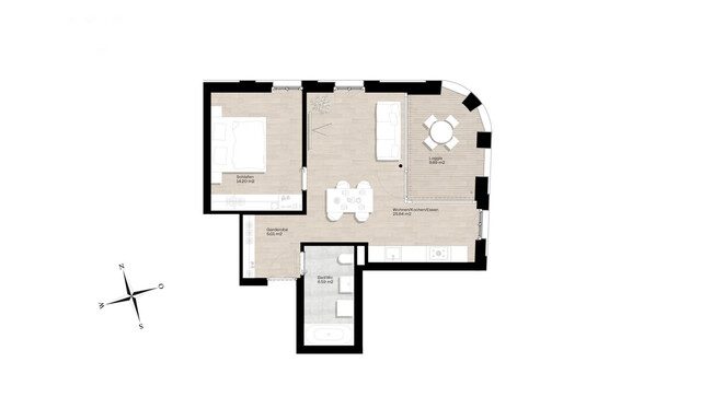 2-Zimmer-Neubauwohnung in Dornbirn