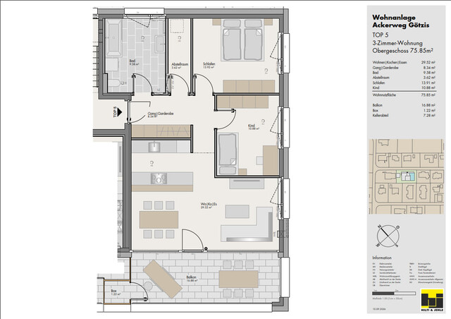 3-Zimmer-Terrassenwohnung