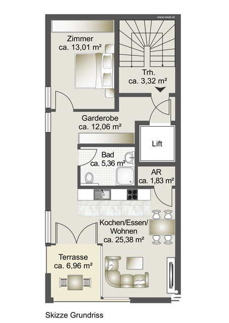 Exklusives Wohnen im Dachgeschoss!
