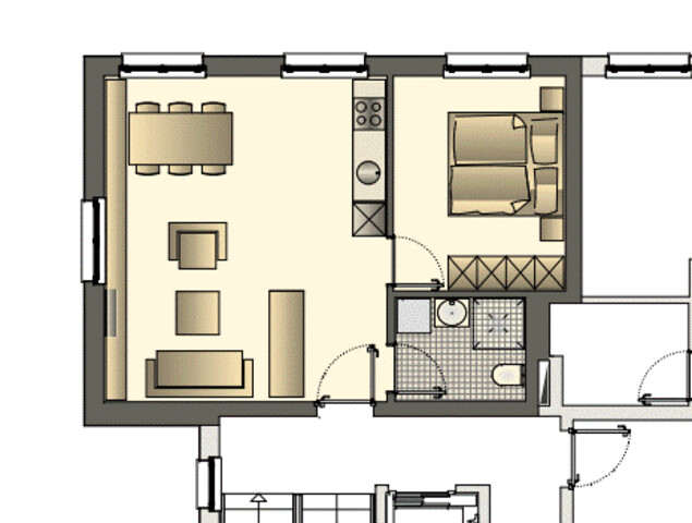 "ohne Provision" neuwertige, moderne 2 Zimmer Wohnung