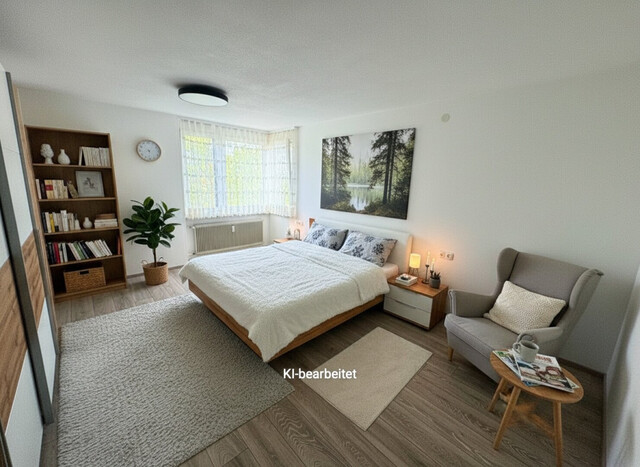 Entzückende 3 Zimmer Wohnung in Hatlerdorf mit Traumaussicht