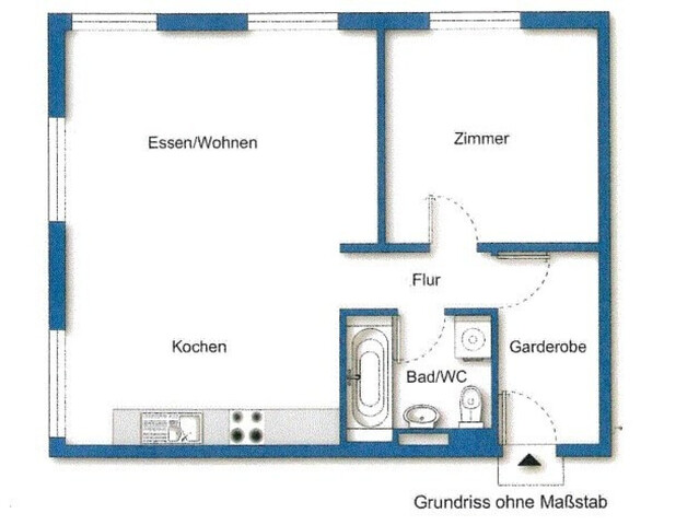 Sehr schöne 2-Zimmerwohnung in bester Lage in Bregenz