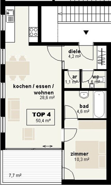 Charmante 2-Zimmer-Wohnung in Egg Großdorf | Nahe Zentrum Egg