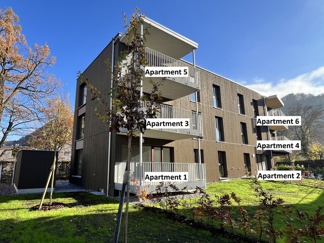 Moderne, helle 3 Zimmer Wohnung, bezugsfertig mit großem Balkon in sonniger, ruhiger Lage in Dornbirn