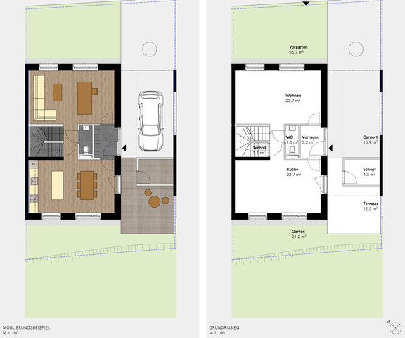 4-Zimmer Doppelhaushälfte in Tschagguns