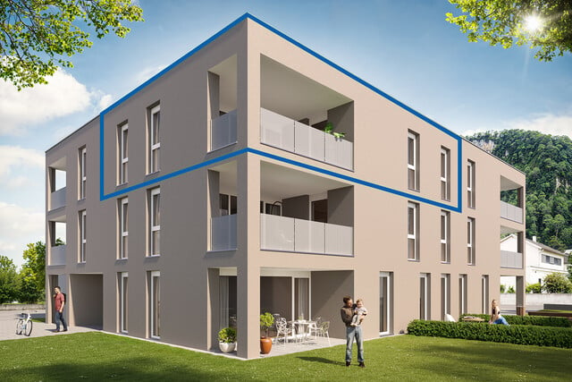 Tolle 4-Zi-Wohnung mit optimaler Süd-West Ausrichtung