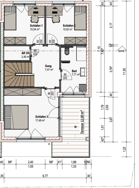 Eckreihenhaus sehr geräumig  mit Garten 