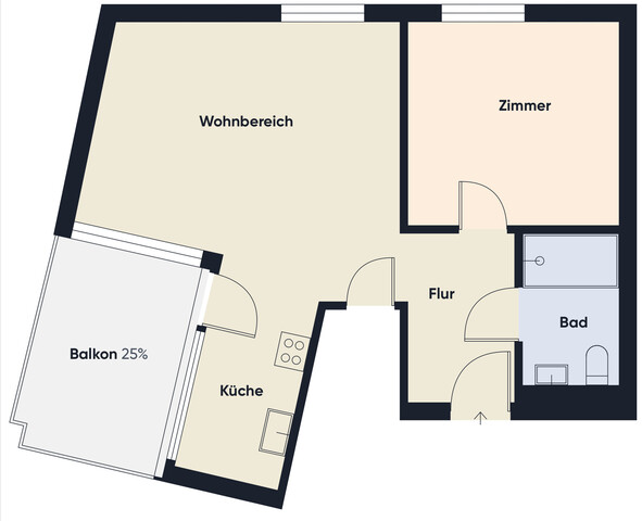 Top Anlageobjekt in Rankweil – Vermietete 2-Zimmer-Wohnung