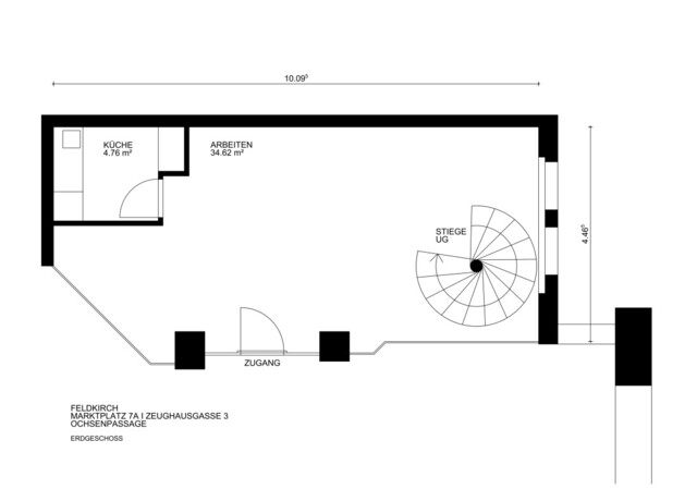 Klimatisiertes Geschäftslokal in Feldkirch, Ochsenpassage!