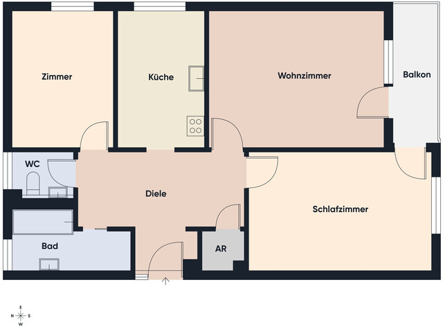 3-Zimmer-Wohnung in attraktiver Lage in Lochau - zu Fuß in 5 Minuten am Bahnhof und Bodensee