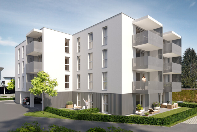Schöne 3-Zi-Wohnung mit Balkon