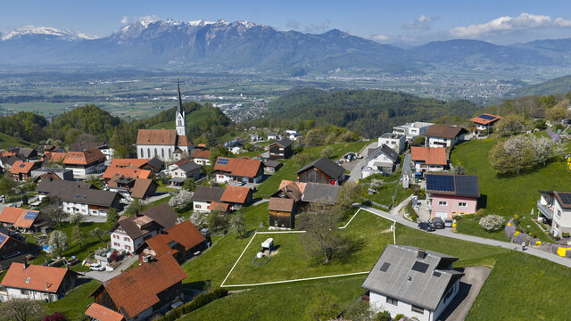 Baugrund mit Panorama in Fraxern