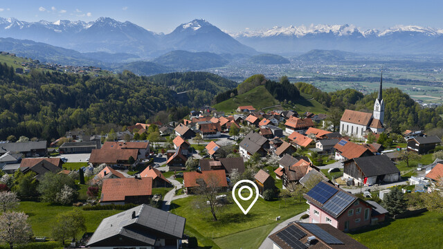 Baugrund mit Panorama in Fraxern