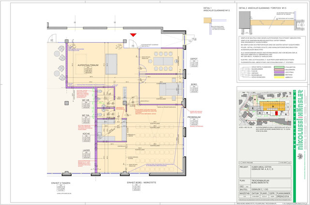 Büro mit 189 m²  in bester Lage mitten Am Garnmarkt in Götzis - Büro 311