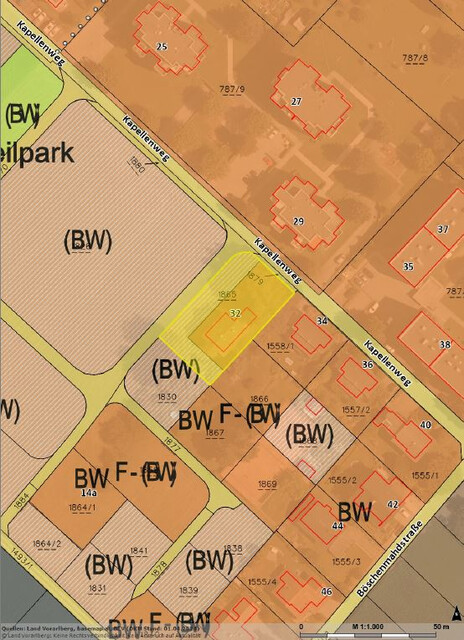 Bebautes Grundstück mit ca. 1.176 m²