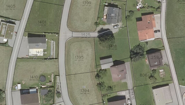 Grundstück mit Blick vom Säntis bis zum Bodensee in Übersaxen