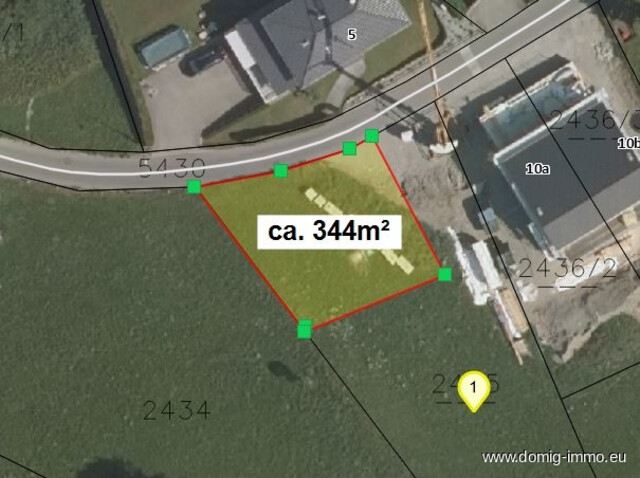 Baugrundstück ca. 344m² mit Bergpanorama in Feldkirch/Frastanz (Letze)!