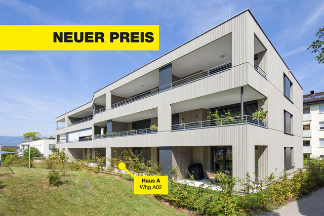 Moderne 3-Zimmer-Gartenwohnung | A02