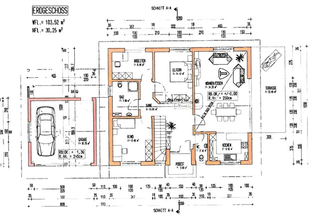 Bungalow im Grünen mit Panoramablick