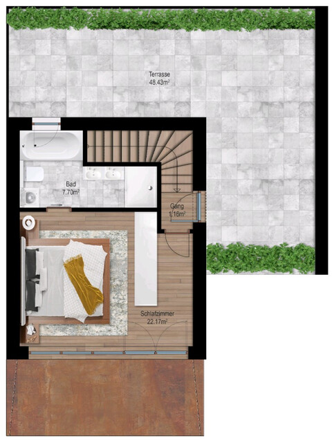 Reihenhaus mit Dachterrasse - Ihr Nest zum Ankommen - PIROL01