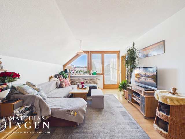 Gemütliche 3-Zimmer-Dachgeschosswohnung in Lustenau
