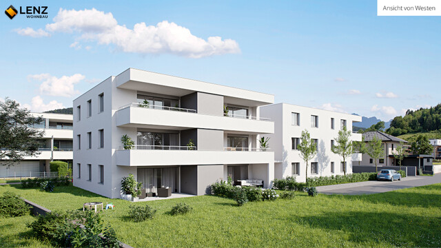 3-Zi-Gartenwohnung TOP 2 in Feldkirch-Altenstadt, Rebbündten - Bezugstermin in Absprache!