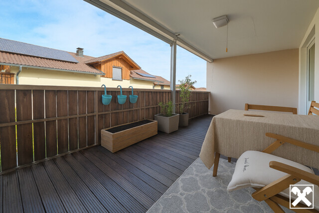 Moderne 3-Zimmerdachgeschosswohnung mit Terrasse