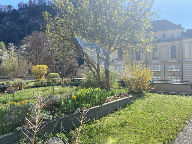 Im Herzen von Feldkirch: Teilmöblierte 1-Zimmer-Gartenwohnung zu vermieten!