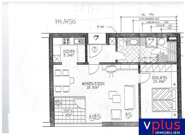 Ruhige 2-Zimmer-Wohnung mit schönem Ausblick