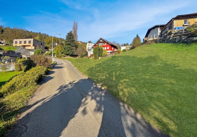 Außergewöhnliches Grundstück mit Panoramablick übers Vorderland