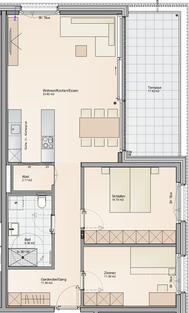 Neubau-Wohnung am Bodensee: 3 Zimmer, moderne Ausstattung, Natur & Infrastruktur
