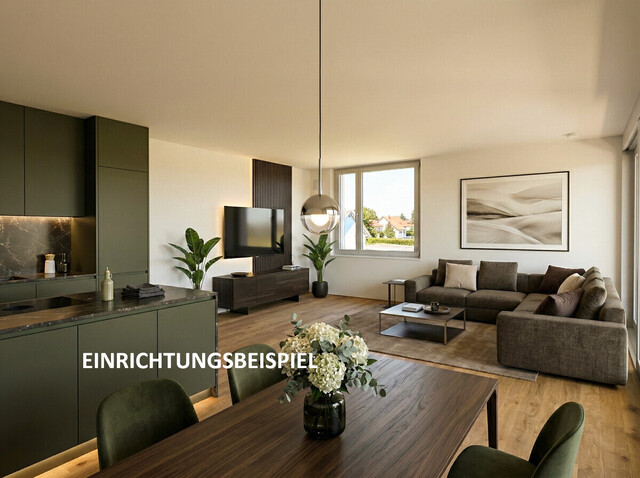 Neubau-Wohnung am Bodensee: 3 Zimmer, moderne Ausstattung, Natur & Infrastruktur