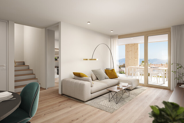 Spezielle Finanzierungsangebote für Grenzgänger: Maisonettenwohnung mit 3 Terrassen