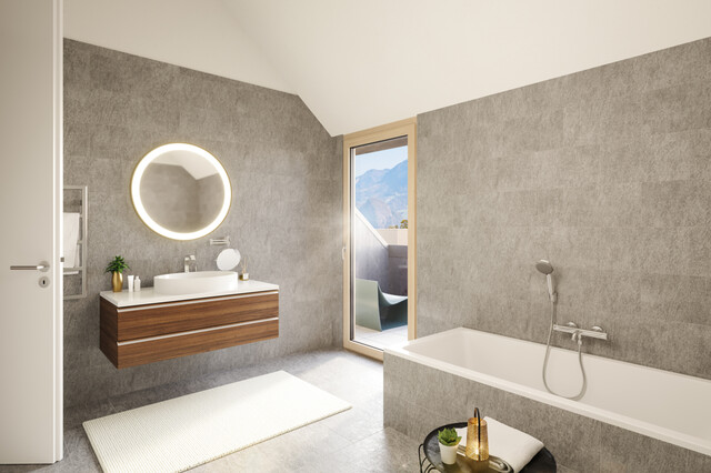 Spezielle Finanzierungsangebote für Grenzgänger: Maisonettenwohnung mit 3 Terrassen