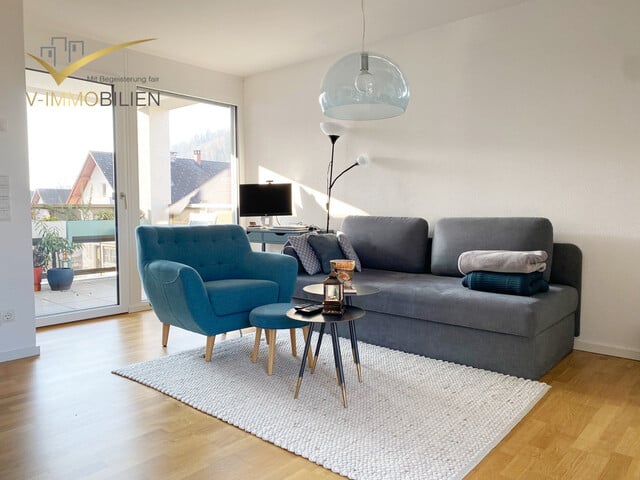 Fantastische 2 Zimmer Dachgeschosswohnung mit Terrasse und TG-Stellplatz