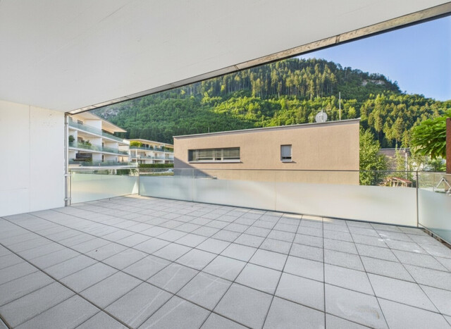 Charmante 2-Zimmerwohnung mit ca. 35 m² Terrasse am Götzner Berg