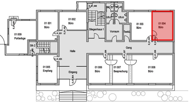 Mäder - Bürofläche im EG mit ca. 18 m²   