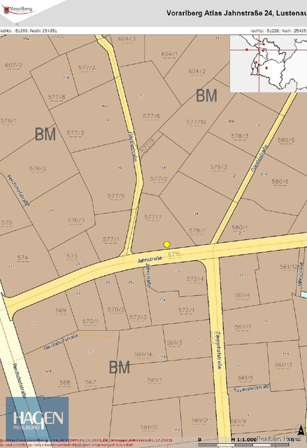Zentrales Grundstück mit Entwicklungspotenzial in Lustenau