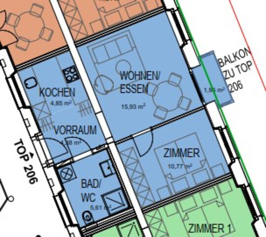 Stilvolle 2-Zimmerwohnungen in Dornbirn - nur wenige Schritte vom Stadtzentrum entfernt - zu vermieten