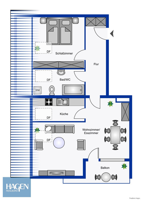 Perfekt für Eigennutzer und Anleger: 2-Zimmer-Wohnung in Feldkirch-Gisingen