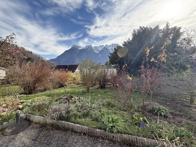 Einfamilienhaus mit Garten, Balkon und Bergblick in Bludenz zu vermieten
