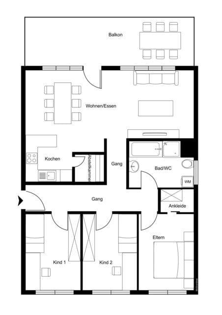Ankommen und wohlfühlen – Großzügige 4-Zimmer-Wohnung in Hohenems