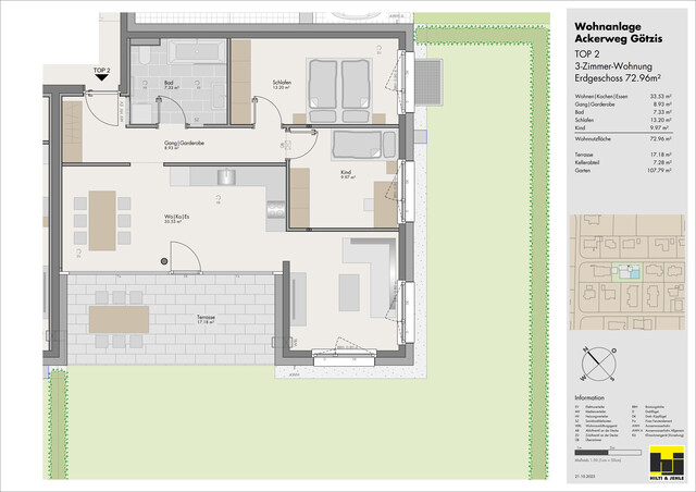 3-Zimmer-Gartenwohnung