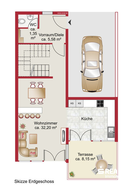 Top-Reihenhaus in Götzis