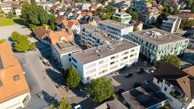 Zentrale 3-Zimmer Wohnung in Lustenau: Terrasse und Tiefgarage