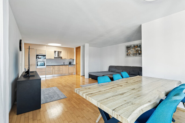 Zentrale 3-Zimmer Wohnung in Lustenau: Terrasse und Tiefgarage