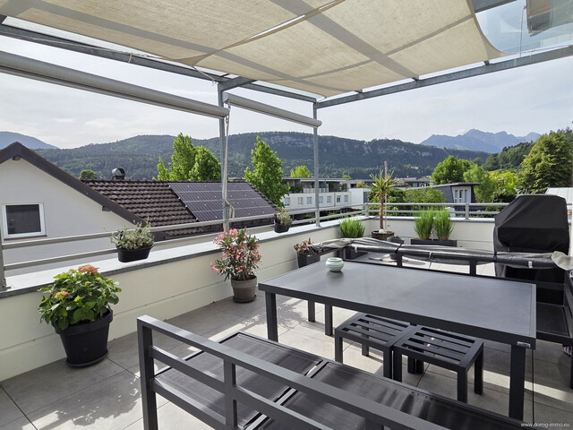 Neuer Preis! Penthouse-Feeling – Wohnen mit großer Sonnenterrasse und Tiefgaragenplatz in Feldkirch!
