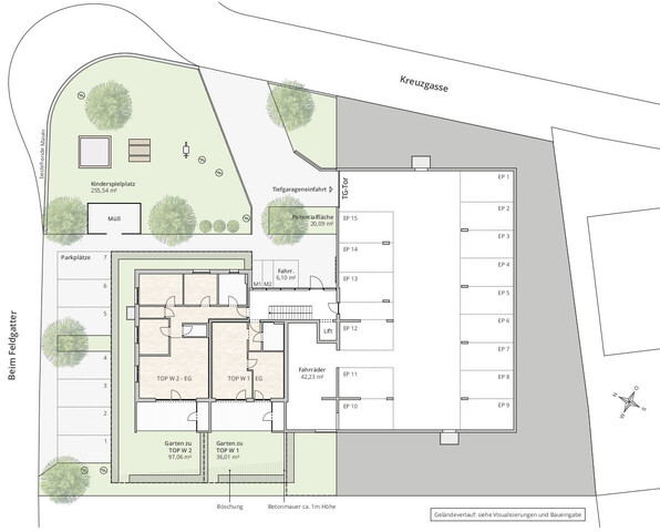 NEU! Inkl. Einbauküche! 4-Zi-Gartenwohnung TOP 2 in Frastanz, Beim Feldgatter 5, kurzfristig beziehbar